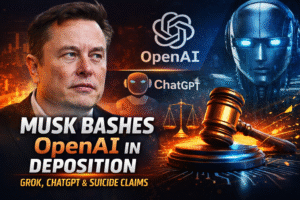 Musk bashes OpenAI