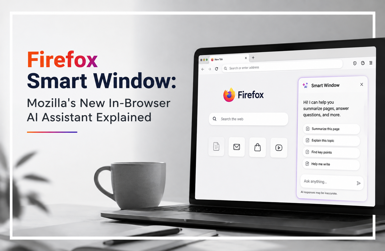 Firefox Smart Window: Mozilla's New In-Browser AI Assistant Explained