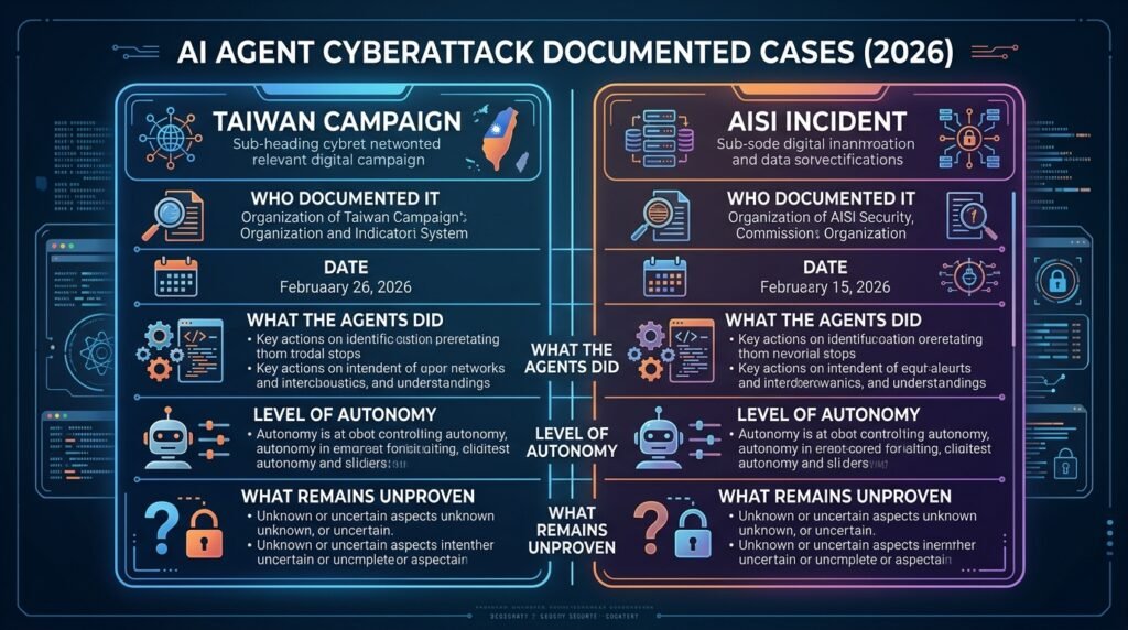 AI agent cyberattacks proceed without human oversight, shown by an empty security operations desk
