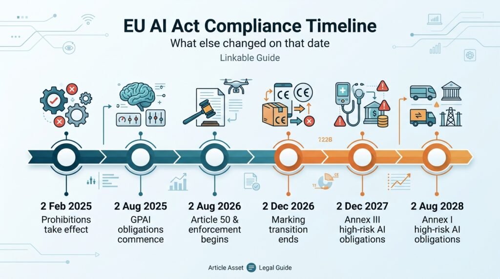 EU AI Act transparency rules illustrated by a tablet interface in a European institutional setting