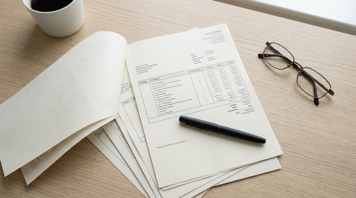 SaaS pricing changes shown by a software renewal quote under review on a desk